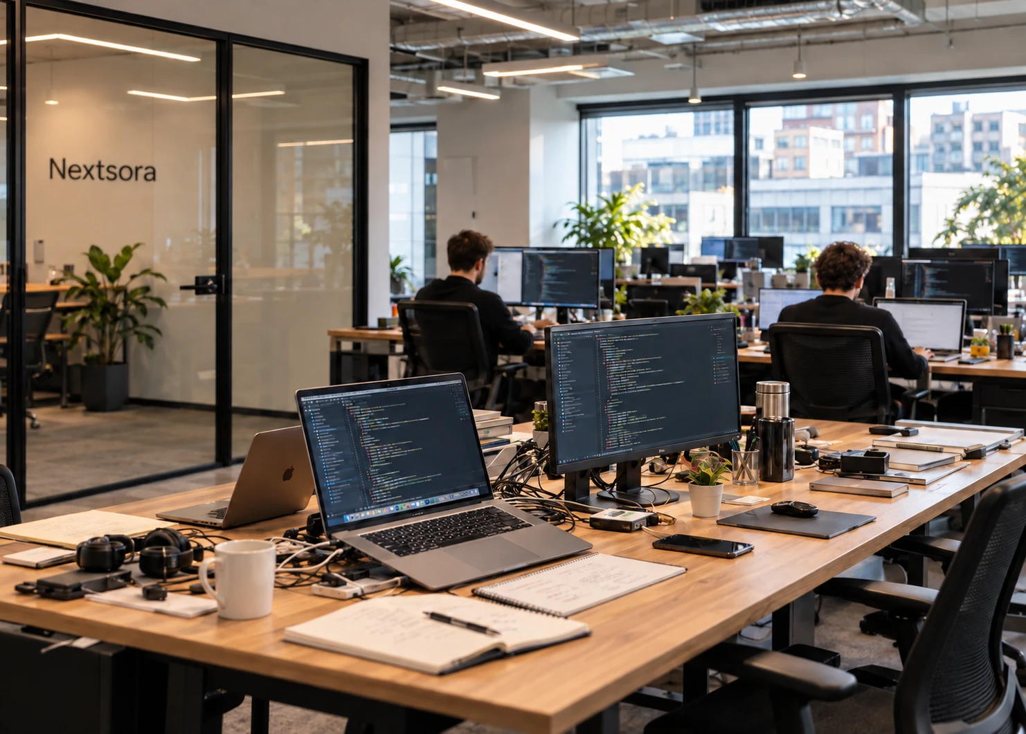 NextSora engineering team at work